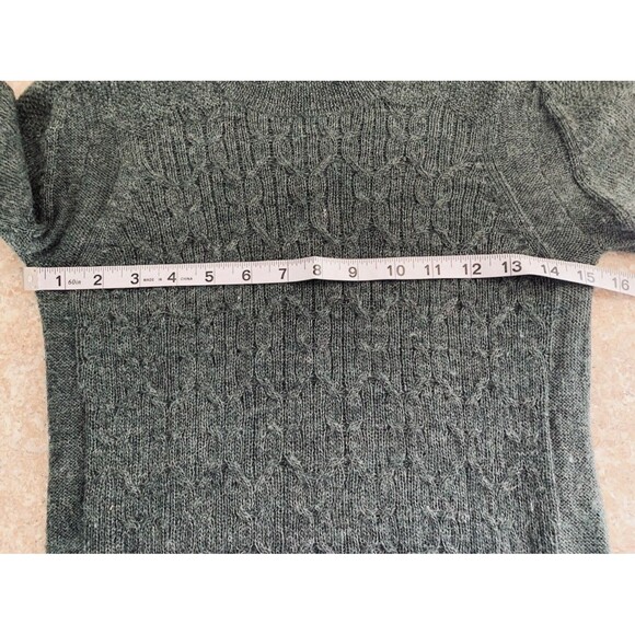 Cotelac Alpaca Pullover Green Preppy Casual Ladies Women’s Knit Sweater Size 0 - Picture 6 of 11